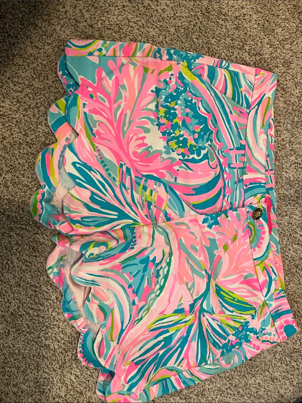 Lilly Pulitzer Floral Shorts, size 10- Like New